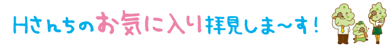 Hさん家のお気に入りPOINTをご紹介！