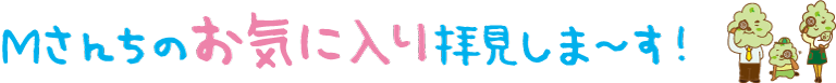 Tさん家のお気に入りPOINTをご紹介！