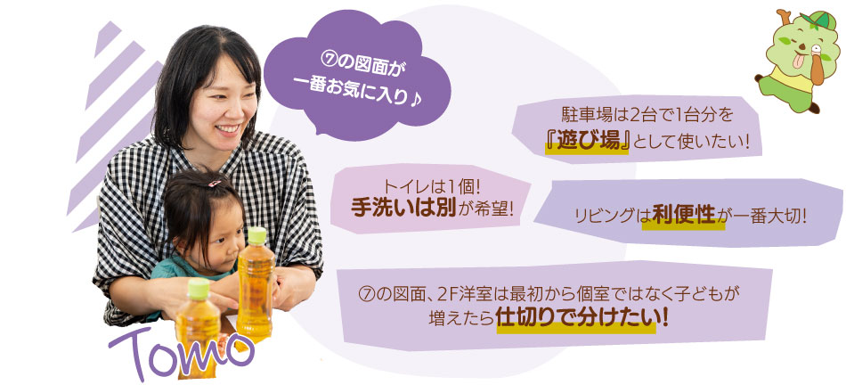 ママん家プロジェクト4⑦の図面が一番お気に入り