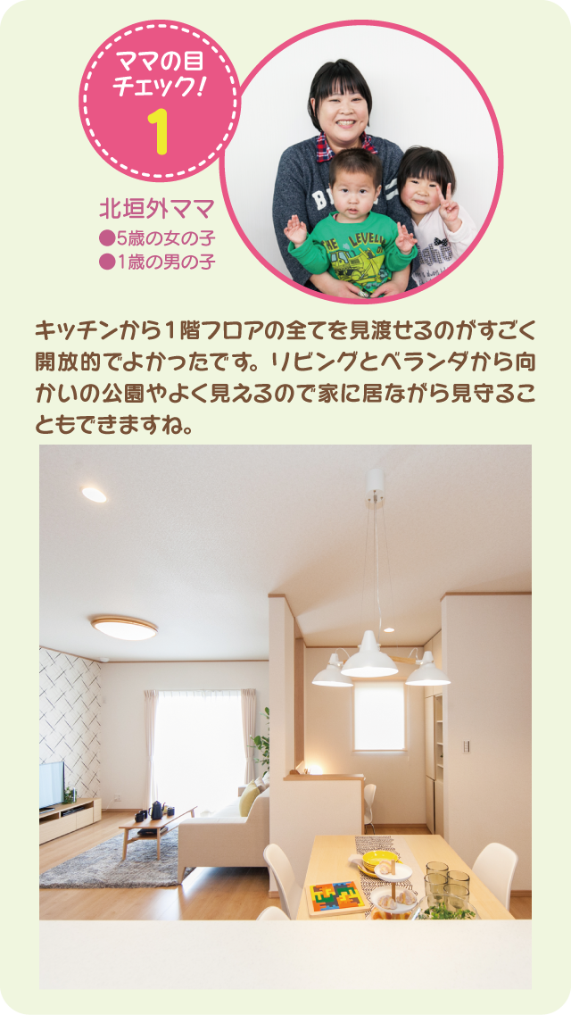 ママん家プロジェクトポイント1
